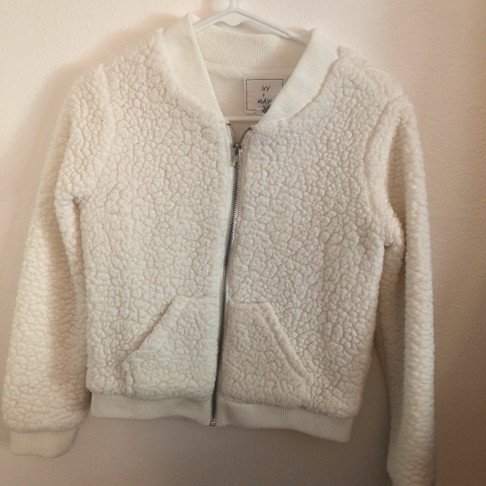 White Fluffy Jacket